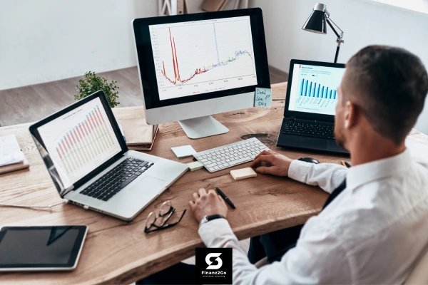 Financial advisor presenting an illustrative investment plan